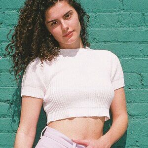 Los Angeles Apparel Fisherman Cropped Tee